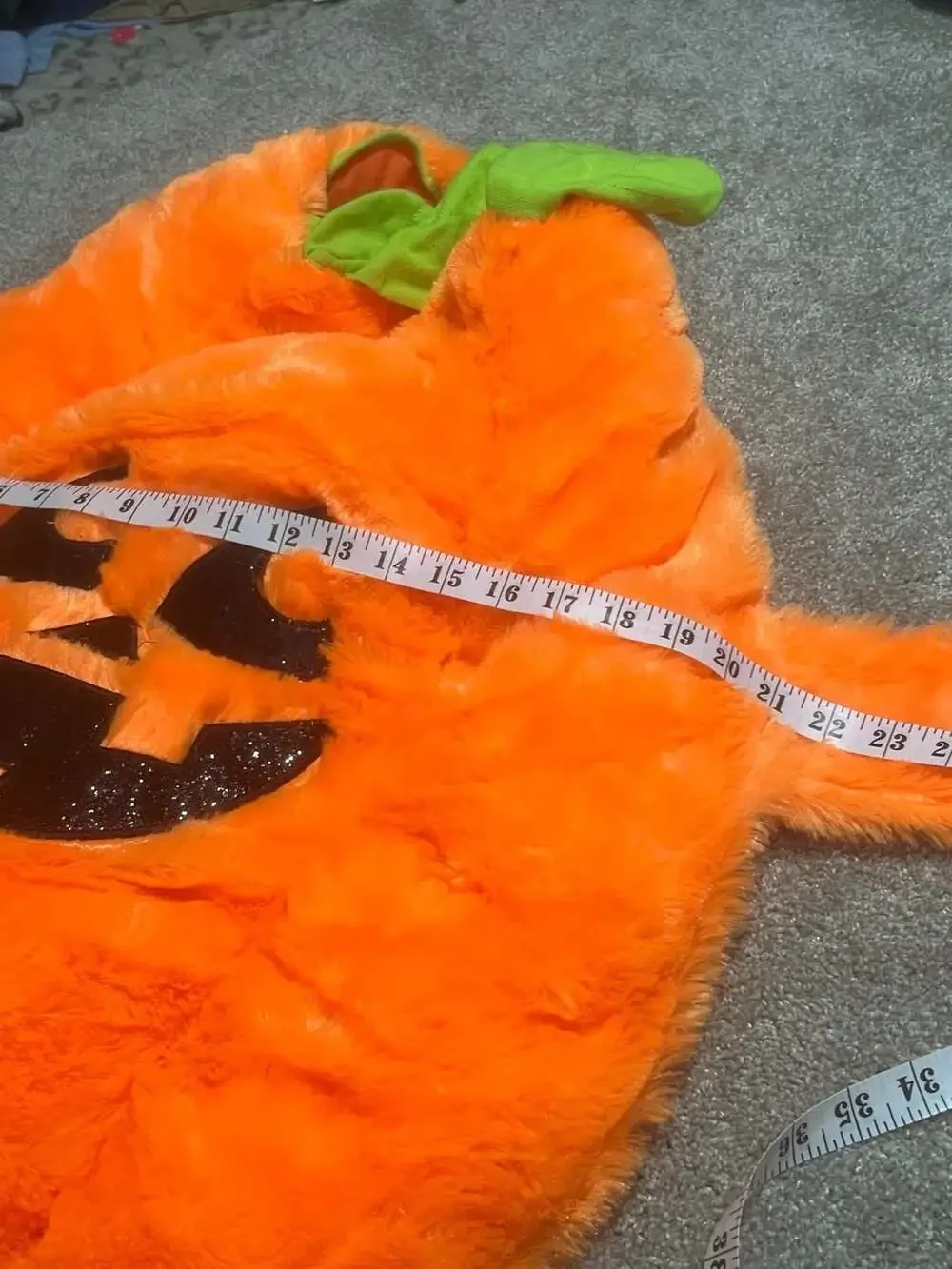 Party Dog Plush Pumpkin Dog Halloween Costume
